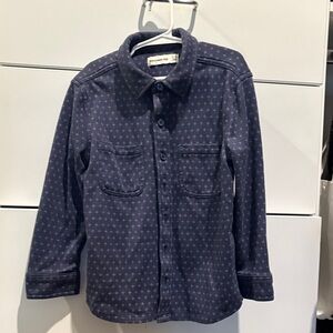 Abercrombie Kids Navy Star Pattern Shirt